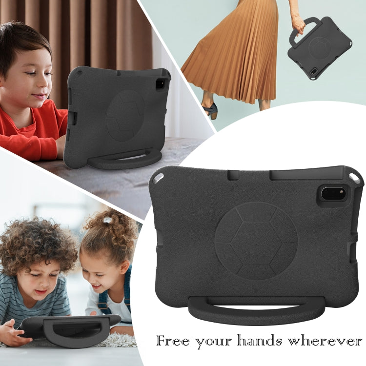 For Lenovo Tab K10 TB-X6C6F 10.3 Handle Football Shaped EVA Shockproof Tablet Case(Black) - Lenovo by PMC TechLife | Online Shopping South Africa | PMC TechLife | Buy Now Pay Later Mobicred