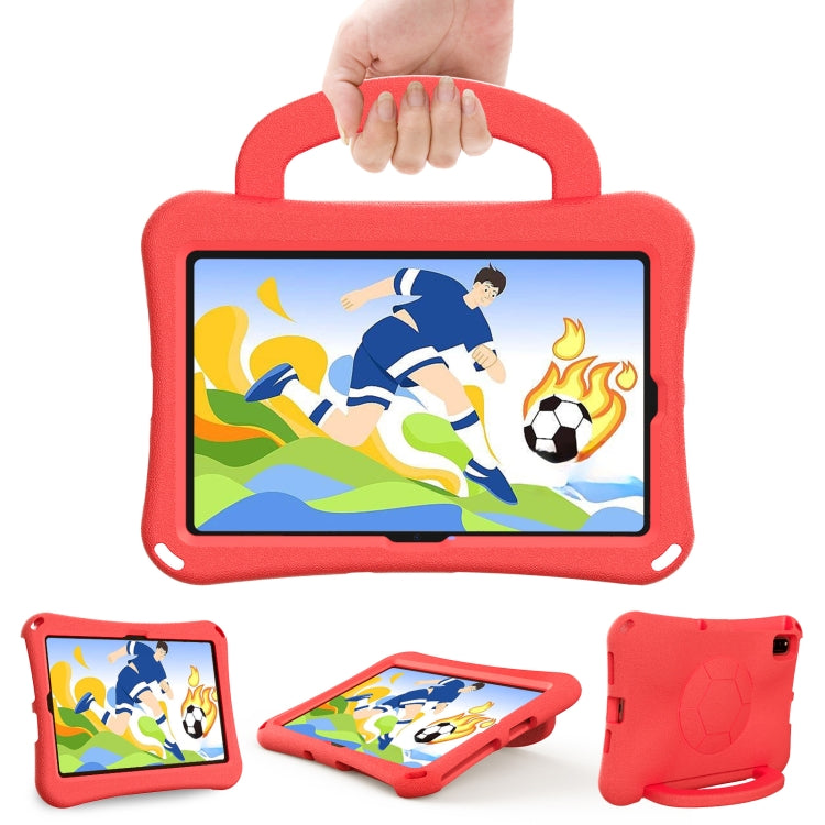 For Lenovo Tab K10 TB-X6C6F 10.3 Handle Football Shaped EVA Shockproof Tablet Case(Red) - Lenovo by PMC TechLife | Online Shopping South Africa | PMC TechLife | Buy Now Pay Later Mobicred