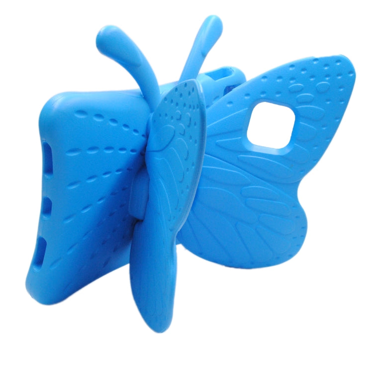 For iPad Air 11 2025 / 2024 Butterfly Bracket Kids EVA Shockproof Tablet Case(Blue) - iPad Air 11 2025 / 2024 Cases by PMC TechLife | Online Shopping South Africa | PMC TechLife | Buy Now Pay Later Mobicred