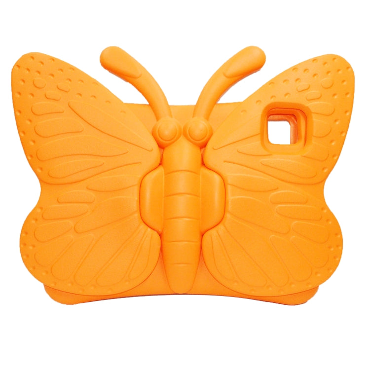 For iPad Air 11 2024 Butterfly Bracket Kids EVA Shockproof Tablet Case(Orange) - iPad Air 11 2024 Cases by PMC TechLife | Online Shopping South Africa | PMC TechLife | Buy Now Pay Later Mobicred