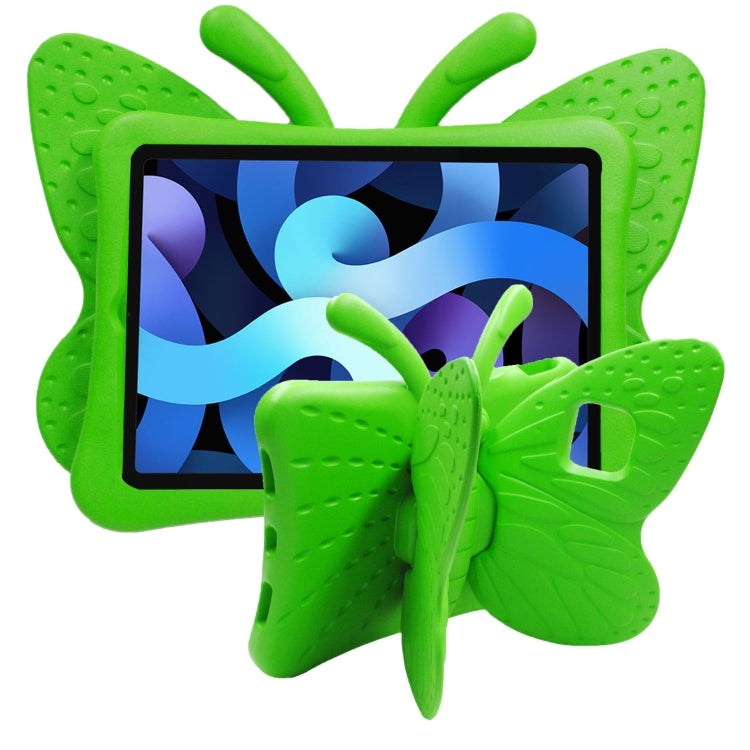 For iPad Air 11 2024 Butterfly Bracket Kids EVA Shockproof Tablet Case(Green) - iPad Air 11 2024 Cases by PMC TechLife | Online Shopping South Africa | PMC TechLife | Buy Now Pay Later Mobicred