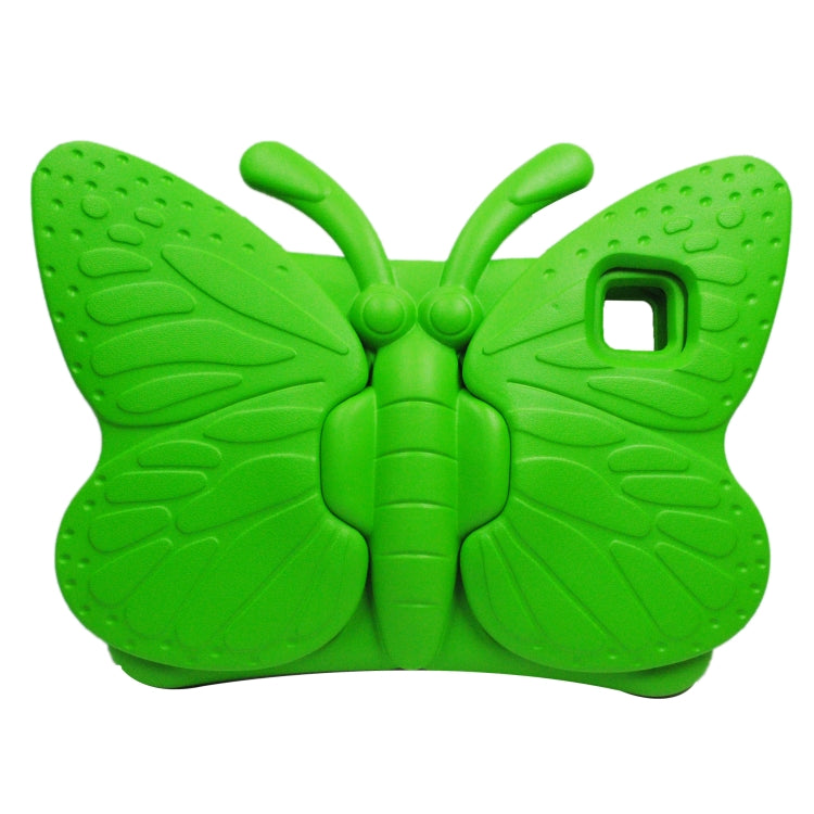 For iPad Air 11 2024 Butterfly Bracket Kids EVA Shockproof Tablet Case(Green) - iPad Air 11 2024 Cases by PMC TechLife | Online Shopping South Africa | PMC TechLife | Buy Now Pay Later Mobicred