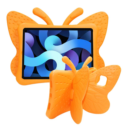 For iPad Pro 11 2024 Butterfly Bracket Kids EVA Shockproof Tablet Case(Orange) - iPad Pro 11 2024 Cases by PMC Jewellery | Online Shopping South Africa | PMC Jewellery | Buy Now Pay Later Mobicred