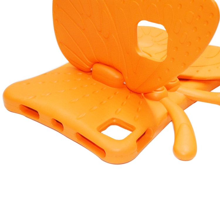 For iPad Pro 11 2024 Butterfly Bracket Kids EVA Shockproof Tablet Case(Orange) - iPad Pro 11 2024 Cases by PMC TechLife | Online Shopping South Africa | PMC TechLife | Buy Now Pay Later Mobicred