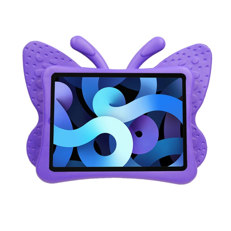 For iPad Pro 11 2024 Butterfly Bracket Kids EVA Shockproof Tablet Case(Purple) - iPad Pro 11 2024 Cases by PMC TechLife | Online Shopping South Africa | PMC TechLife | Buy Now Pay Later Mobicred