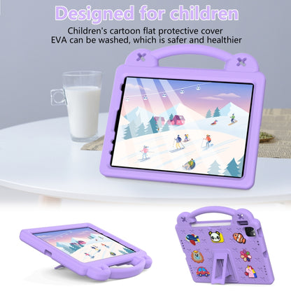 For iPad Air 11 2024 Handle Kickstand Children EVA Shockproof Tablet Case(Light Purple) - iPad Air 11 2024 Cases by PMC Jewellery | Online Shopping South Africa | PMC Jewellery | Buy Now Pay Later Mobicred