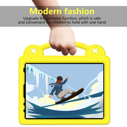 For iPad Air 11 2024 Handle Kickstand Children EVA Shockproof Tablet Case(Yellow) - iPad Air 11 2024 Cases by PMC Jewellery | Online Shopping South Africa | PMC Jewellery | Buy Now Pay Later Mobicred