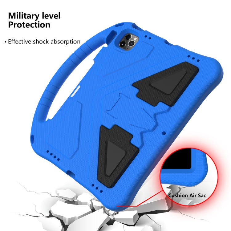 For iPad Air 11 2024 EVA Shockproof Tablet Case with Holder(Blue) - iPad Air 11 2024 Cases by PMC TechLife | Online Shopping South Africa | PMC TechLife | Buy Now Pay Later Mobicred