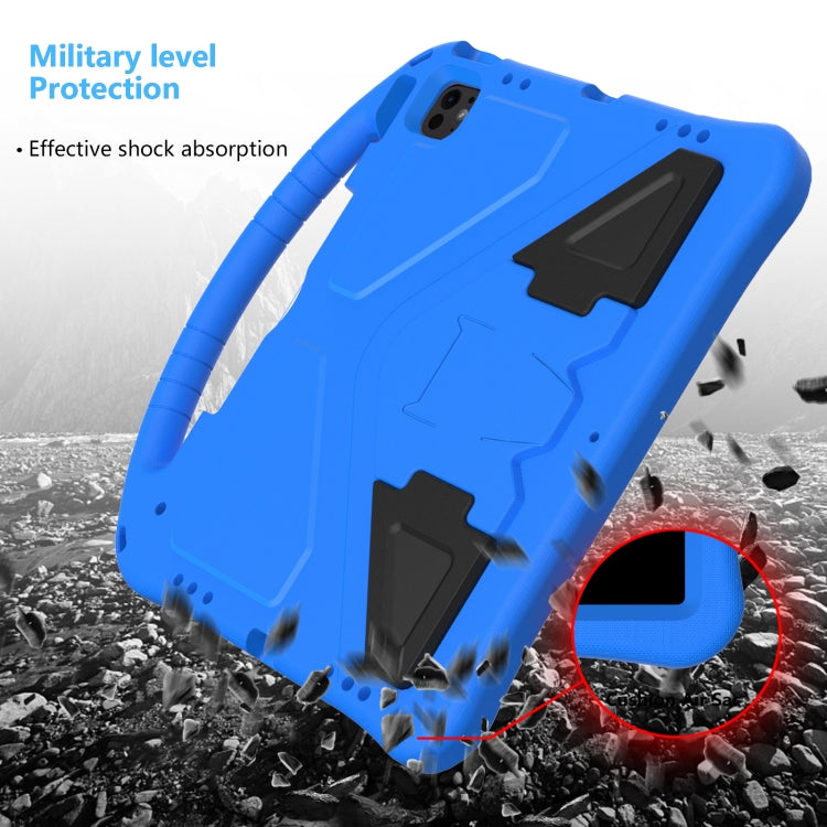 For iPad Air 13 2024 EVA Shockproof Tablet Case with Holder(Blue) - iPad Air 13 2024 Cases by PMC TechLife | Online Shopping South Africa | PMC TechLife | Buy Now Pay Later Mobicred