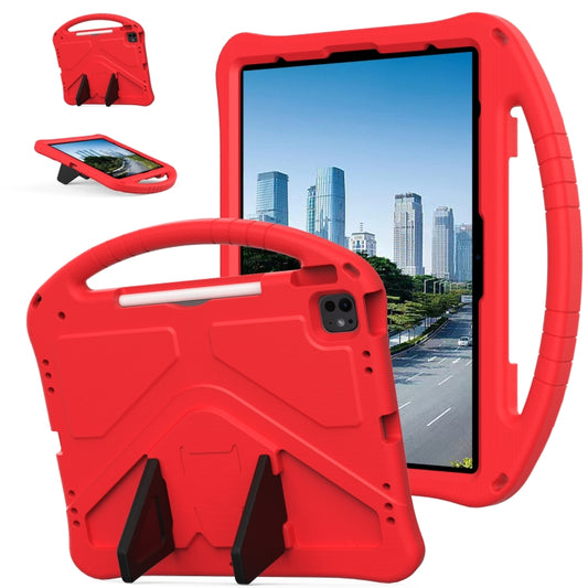 For iPad Air 13 2024 EVA Shockproof Tablet Case with Holder(Red) - iPad Air 13 2024 Cases by PMC Jewellery | Online Shopping South Africa | PMC Jewellery | Buy Now Pay Later Mobicred