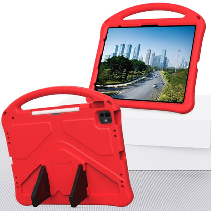 For iPad Air 13 2024 EVA Shockproof Tablet Case with Holder(Red) - iPad Air 13 2024 Cases by PMC Jewellery | Online Shopping South Africa | PMC Jewellery | Buy Now Pay Later Mobicred