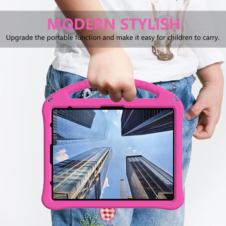 For iPad Air 13 2024 EVA Shockproof Tablet Case with Holder(RoseRed) - iPad Air 13 2024 Cases by PMC TechLife | Online Shopping South Africa | PMC TechLife | Buy Now Pay Later Mobicred