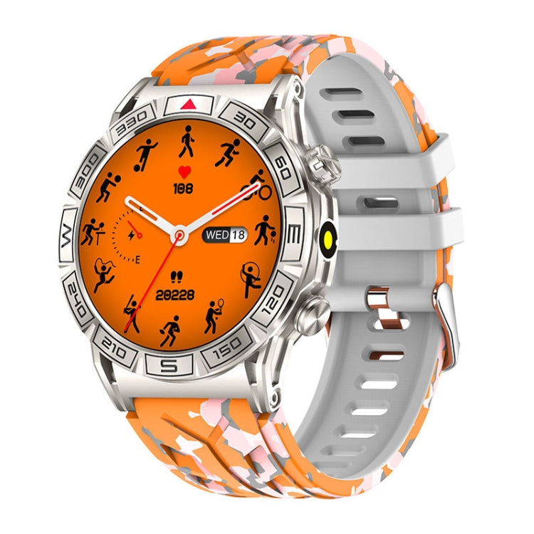 KC80 1.43 inch Color Screen Smart Watch, Support AI Voice Assistant / Bluetooth Call(Camouflage Orange) - Smart Watches by PMC TechLife | Online Shopping South Africa | PMC TechLife | Buy Now Pay Later Mobicred