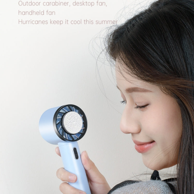 WX-625 Cold Compress Function Portable Mini Summer Fan Handheld Cooling Fan(Light Purple) - Electric Fans by PMC Jewellery | Online Shopping South Africa | PMC Jewellery | Buy Now Pay Later Mobicred