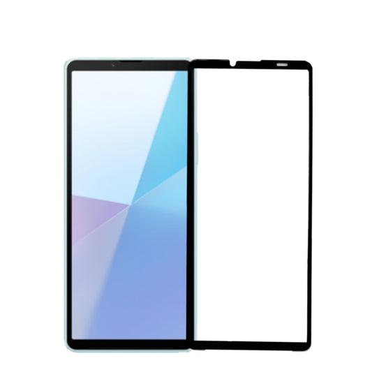 For Sony Xperia 10 VI MOFI 9H 2.5D Full Screen Tempered Glass Film(Black) - Sony Tempered Glass by MOFI | Online Shopping South Africa | PMC Jewellery | Buy Now Pay Later Mobicred