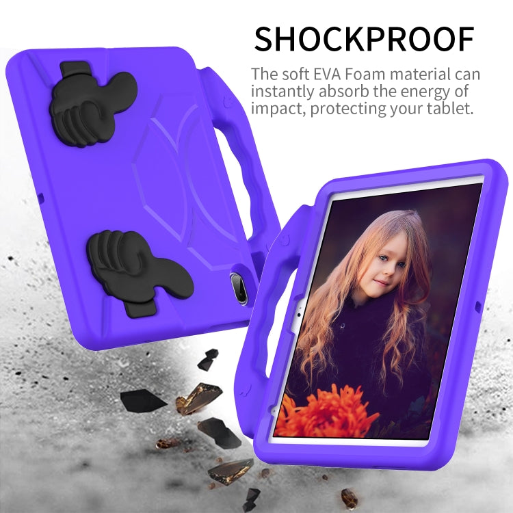 For iPad Air 11 2025 / 2024 Children EVA Shockproof Tablet Case with Thumb Bracket(Purple) - free shipping - PMC TechLife - Order now!