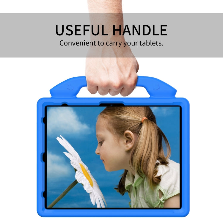 For iPad Air 13 2025 / 2024 Children EVA Shockproof Tablet Case with Thumb Bracket(Blue) - iPad Air 13 2025 / 2024 Cases by PMC TechLife | Online Shopping South Africa | PMC TechLife | Buy Now Pay Later Mobicred
