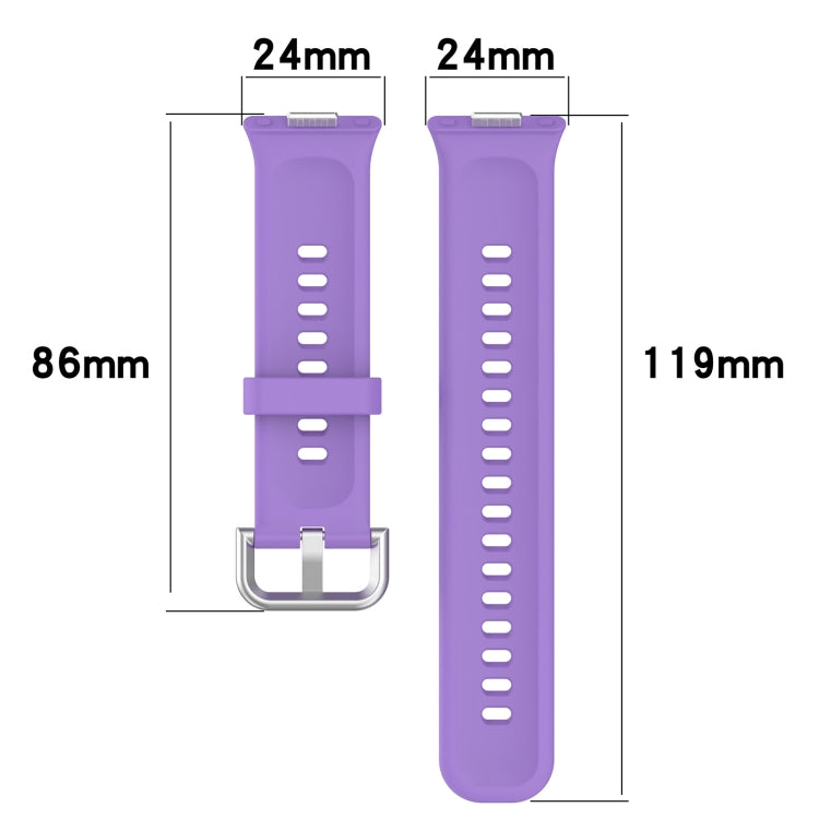 For Huawei Watch Fit3 Silicone Soft Watch Band + Clear Watch Protective Case Set(White) - Watch Bands by PMC TechLife | Online Shopping South Africa | PMC TechLife | Buy Now Pay Later Mobicred