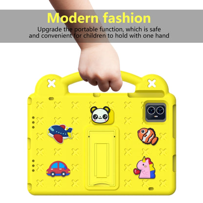 For Blackview Tab 80 10.1 2023 Handle Kickstand Children EVA Shockproof Tablet Case(Yellow) - Others by PMC Jewellery | Online Shopping South Africa | PMC Jewellery | Buy Now Pay Later Mobicred