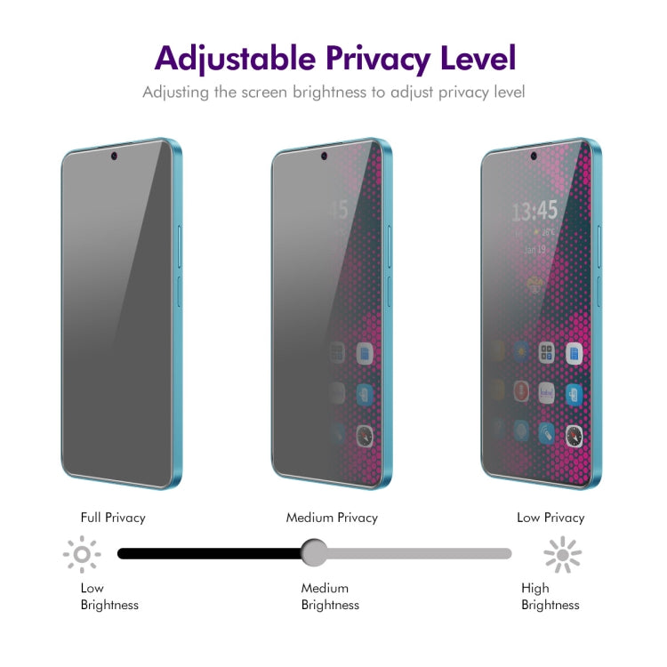 For Motorola Moto G 5G 2024 ENKAY Hat-Prince 28 Degree Anti-peeping Privacy Tempered Glass Film - Motorola Tempered Glass by ENKAY | Online Shopping South Africa | PMC Jewellery | Buy Now Pay Later Mobicred