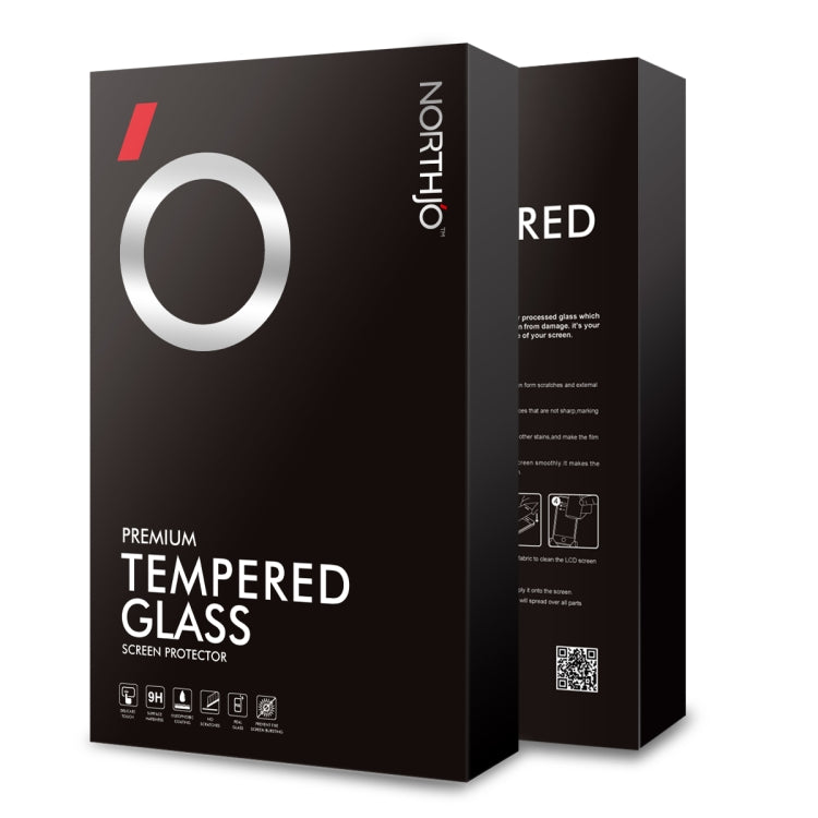 For iPhone 15 Pro Max NORTHJO 2pcs A++ Screen Protector Tempered Glass Film with Installation Frame - free shipping - PMC Jewellery - Order now!