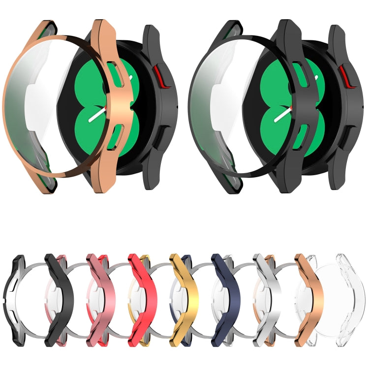 For Samsung Galaxy Watch FE 40mm Full Coverage TPU Electroplated Watch Protective Case(Rose Gold) - Watch Cases by PMC TechLife | Online Shopping South Africa | PMC TechLife | Buy Now Pay Later Mobicred