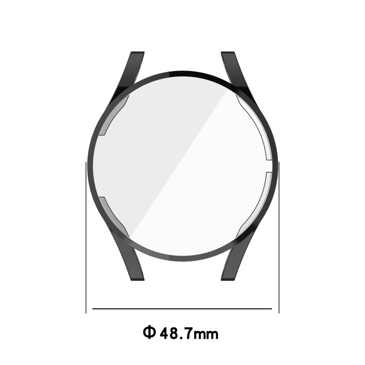 For Samsung Galaxy Watch FE 40mm Full Coverage TPU Electroplated Watch Protective Case(Pink) - Watch Cases by PMC TechLife | Online Shopping South Africa | PMC TechLife | Buy Now Pay Later Mobicred