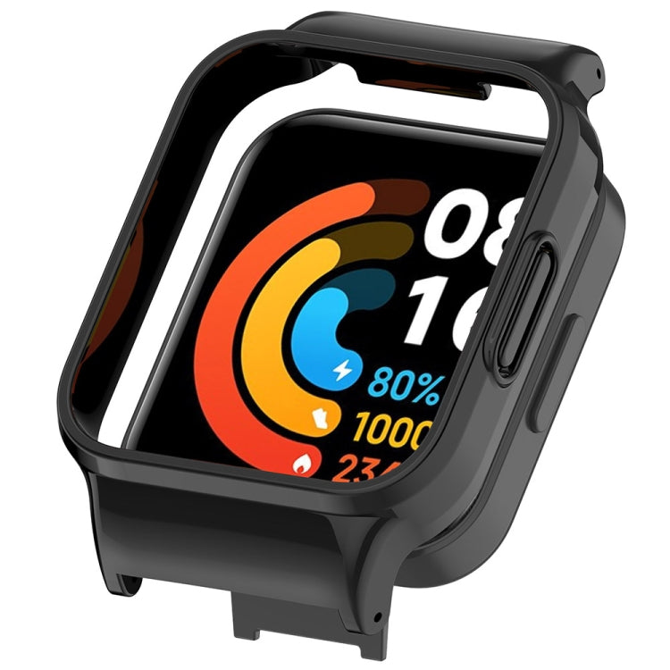 For Redmi Watch 2 Half Pack PC Watch Protective Case(Black) - Watch Cases by PMC TechLife | Online Shopping South Africa | PMC TechLife | Buy Now Pay Later Mobicred