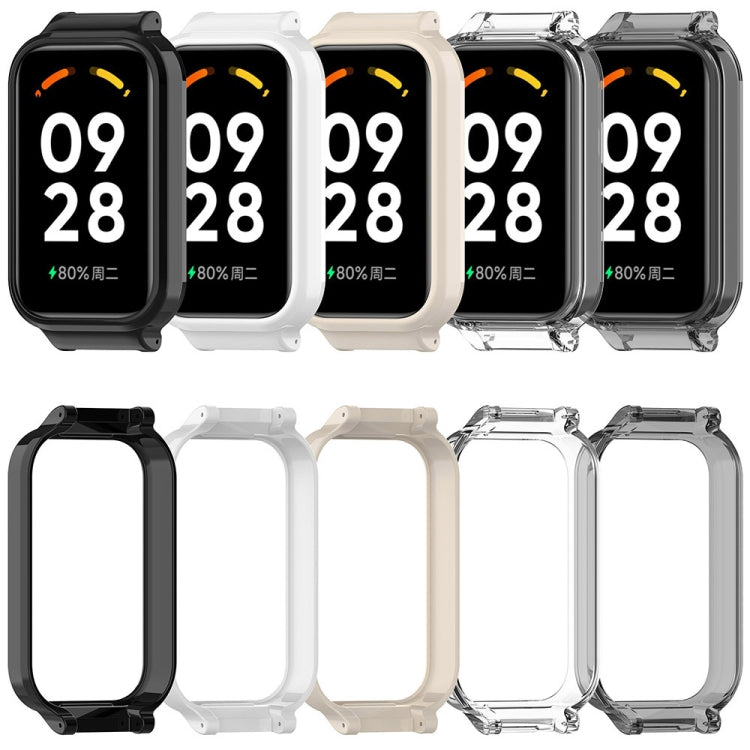 For Redmi Band 2 Half Pack PC Watch Protective Case(Creamy White) - Watch Cases by PMC TechLife | Online Shopping South Africa | PMC TechLife | Buy Now Pay Later Mobicred
