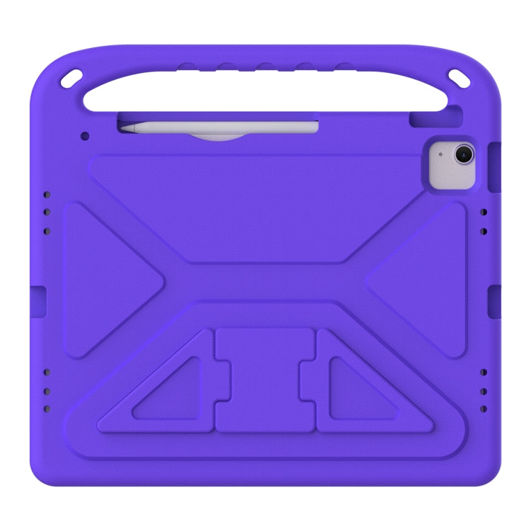 For iPad Air 13 2024 Handle EVA Shockproof Tablet Case with Holder(Purple) - iPad Air 13 2024 Cases by PMC TechLife | Online Shopping South Africa | PMC TechLife | Buy Now Pay Later Mobicred