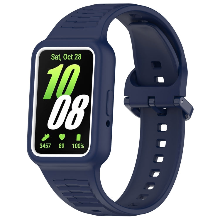 For  Huawei Band 9 NFC Two Color Frame Integrated Silicone Watch Band(Midnight Blue) - free shipping - PMc TechLife - Order now!
