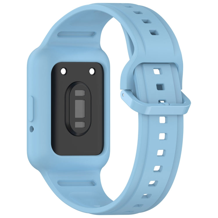 For  Huawei Band 9 Two Color Frame Integrated Silicone Watch Band(Sky Blue) - free shipping - PMc TechLife - Order now!