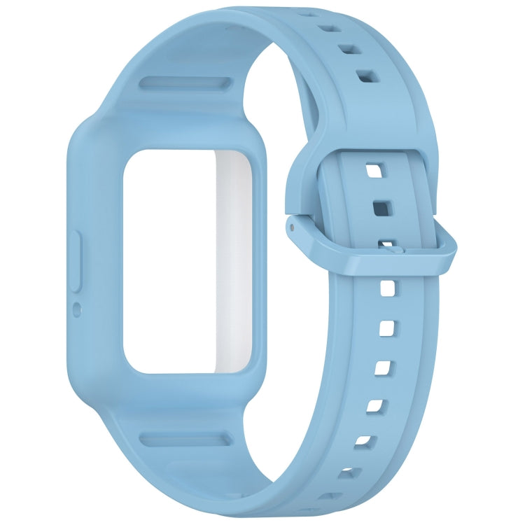 For  Huawei Band 9 Two Color Frame Integrated Silicone Watch Band(Sky Blue) - free shipping - PMc TechLife - Order now!