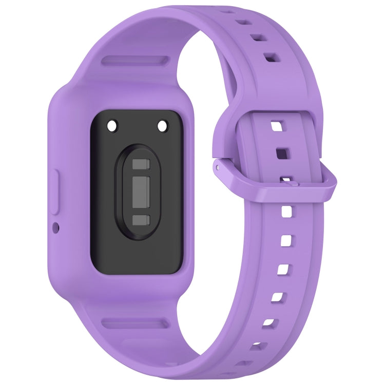 For  Huawei Band 9 Two Color Frame Integrated Silicone Watch Band(Purple) - free shipping - PMc TechLife - Order now!