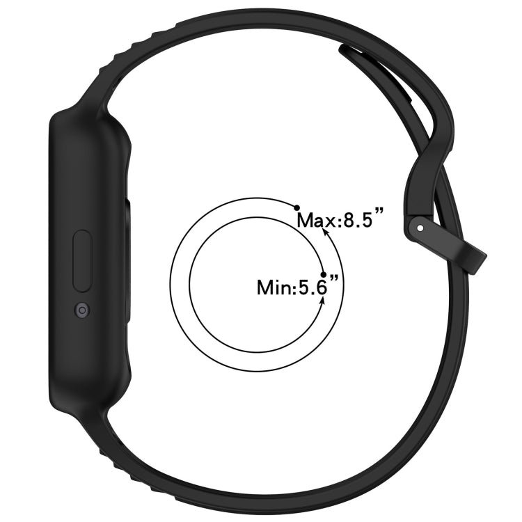 For  Huawei Band 8 Two Color Frame Integrated Silicone Watch Band(Dark Green) - free shipping - PMc TechLife - Order now!