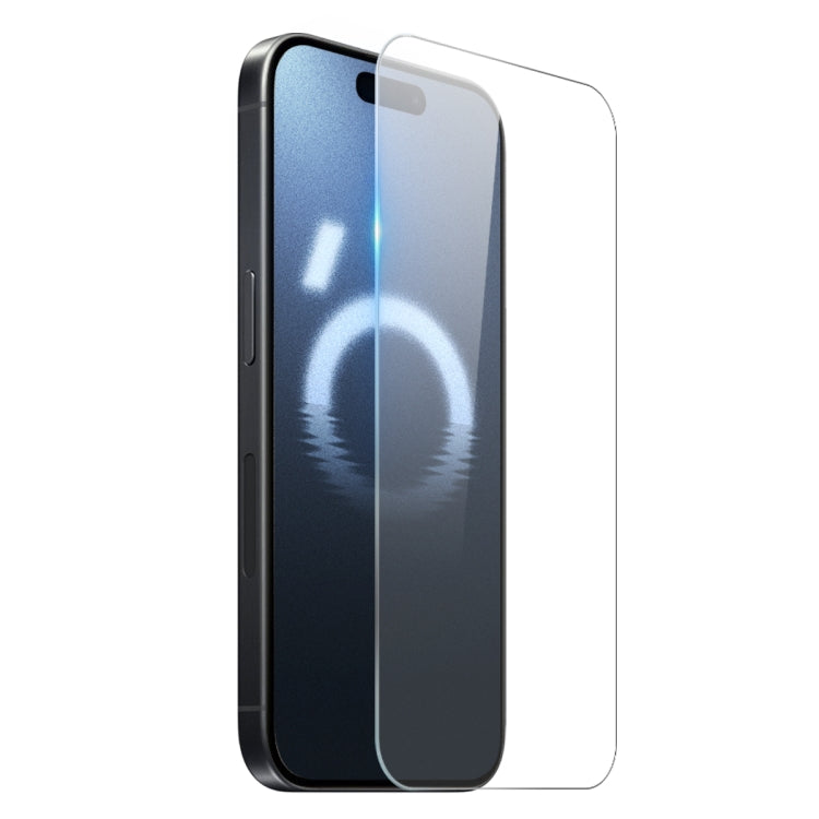 For iPhone 16 Pro NORTHJO 2 in 1 TPU Phone Case Screen Protector Tempered Glass Film(Clear) - iPhone 16 Pro Cases by NORTHJO | Online Shopping South Africa | PMC TechLife | Buy Now Pay Later Mobicred