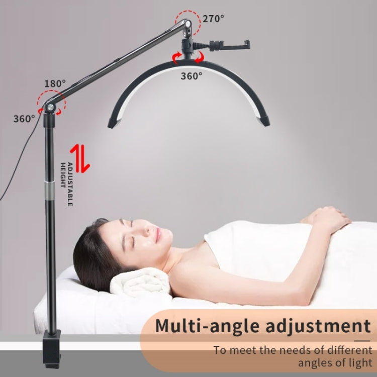 D-M30X 23 inch Half Moon Shape Beauty Manicure Lamp Curved Fill Light, Plug:AU Plug - Selfie Light by PMC TechLife | Online Shopping South Africa | PMC TechLife | Buy Now Pay Later Mobicred