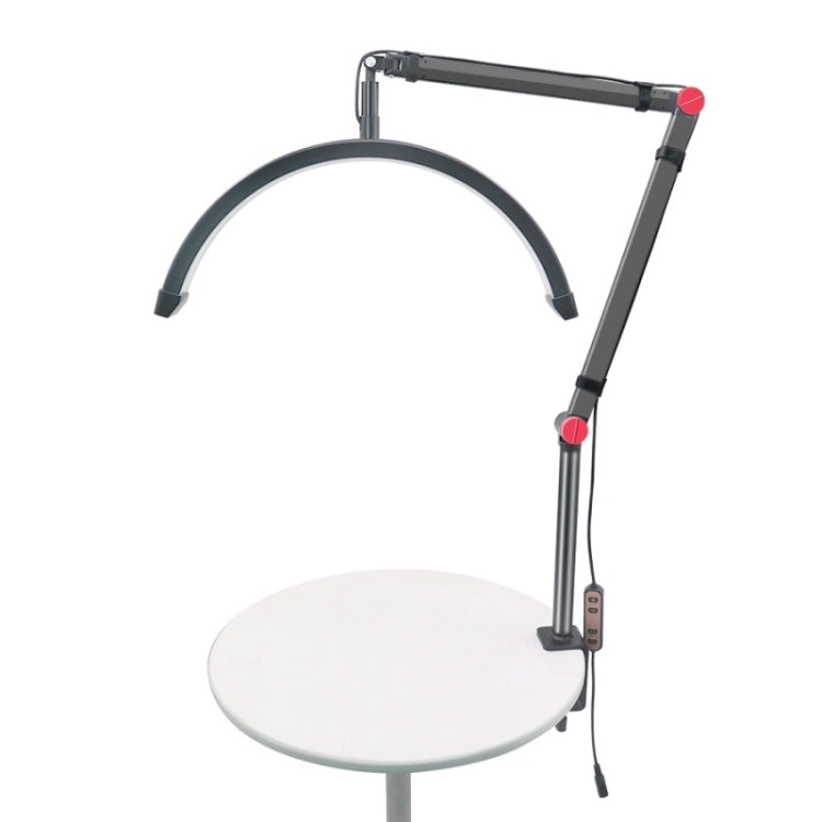 HD-M3X Pro 16 inch Adjustable Brightness Beauty Light Half Moon Light Eyelash Tech Lamp, Plug:US Plug(Black) - Selfie Light by PMC TechLife | Online Shopping South Africa | PMC TechLife | Buy Now Pay Later Mobicred