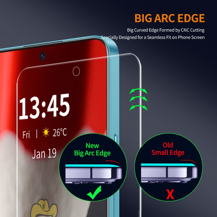 For Google Pixel 9 Pro ENKAY 9H Big Arc Edge High Aluminum-silicon Tempered Glass Film - Google Tempered Glass by ENKAY | Online Shopping South Africa | PMC Jewellery | Buy Now Pay Later Mobicred