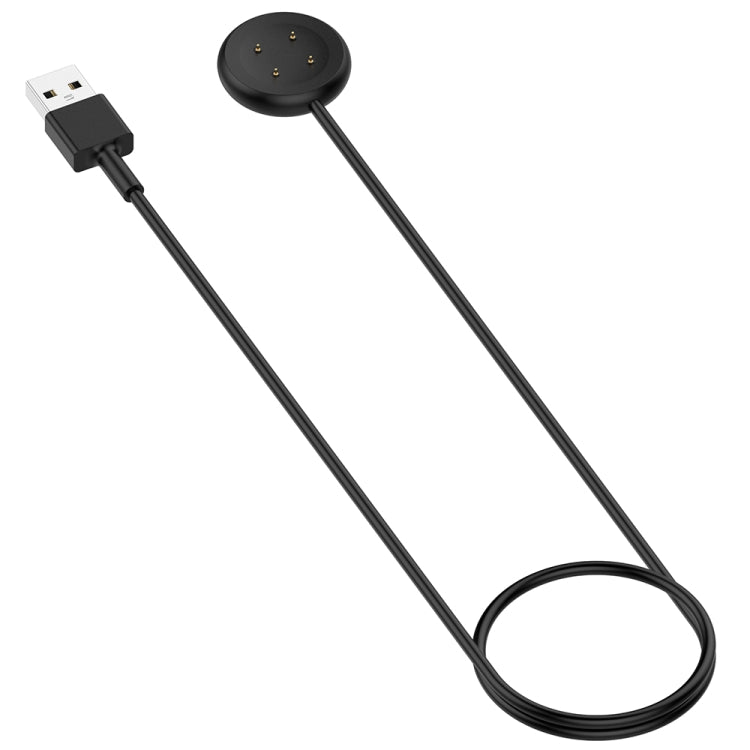 For Fitbit Ace LTE USB-A Interface Smart Watch Magnetic Charging Cable(Black) - Charger by PMC Jewellery | Online Shopping South Africa | PMC Jewellery | Buy Now Pay Later Mobicred