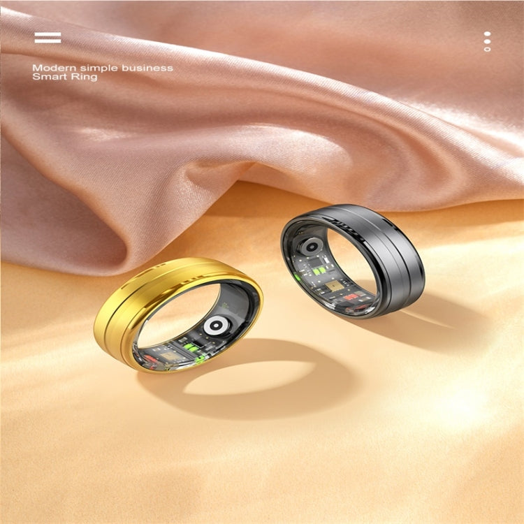 R06 SIZE 8 Smart Ring, Support Heart Rate / Blood Oxygen / Sleep Monitoring / Multiple Sports Modes(Gold) - Smart Rings / Smart Telephones by PMC Jewellery | Online Shopping South Africa | PMC Jewellery | Buy Now Pay Later Mobicred