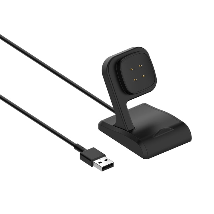 For Fitbit Ace LTE Vertical Watch Magnetic Charger With Chip Protection, Length: 1m(Black) - Charger by PMC TechLife | Online Shopping South Africa | PMC TechLife | Buy Now Pay Later Mobicred