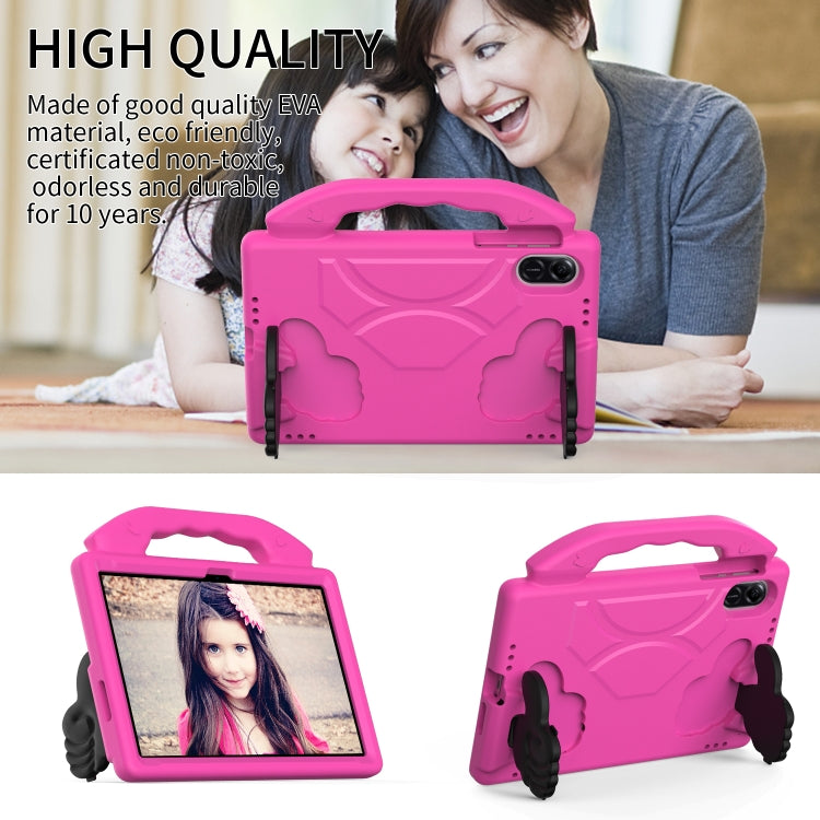For Honor Pad X8 Pro 11.2 2023 Children EVA Shockproof Tablet Case with Thumb Bracket(RoseRed) - Honor by PMC TechLife | Online Shopping South Africa | PMC TechLife | Buy Now Pay Later Mobicred