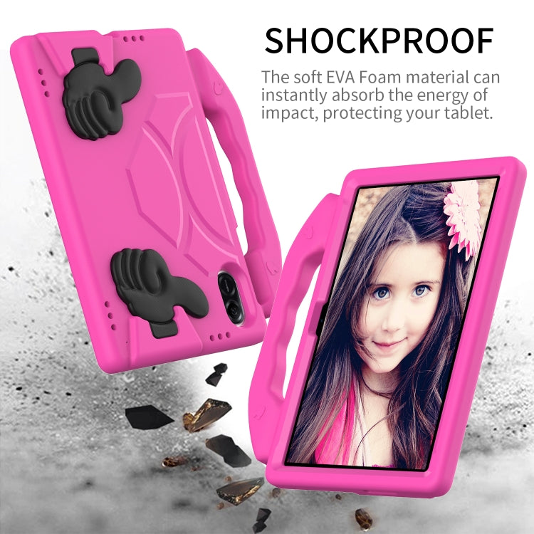 For Honor Pad X8 Pro 11.2 2023 Children EVA Shockproof Tablet Case with Thumb Bracket(RoseRed) - Honor by PMC TechLife | Online Shopping South Africa | PMC TechLife | Buy Now Pay Later Mobicred