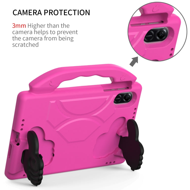 For Honor Pad X8 Pro 11.2 2023 Children EVA Shockproof Tablet Case with Thumb Bracket(RoseRed) - Honor by PMC TechLife | Online Shopping South Africa | PMC TechLife | Buy Now Pay Later Mobicred