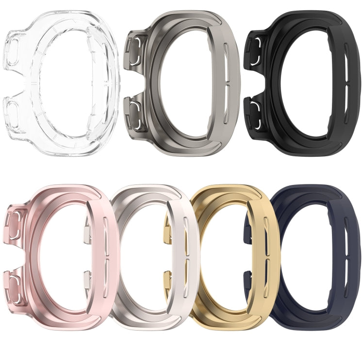 For Samsung Galaxy Watch Ultra 47mm Half Coverage Hollowed PC Watch Protective Case(Transparent White) - free shipping - PMC Jewellery - Order now!