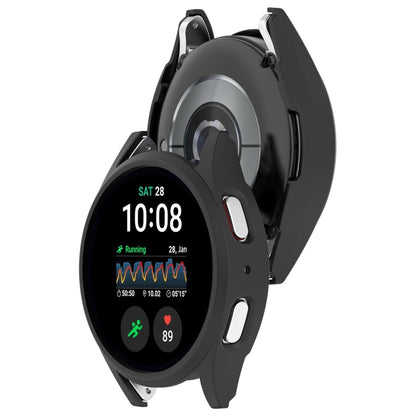 For Sansung Galaxy Watch 7 40mm Half Pack Hollow PC Watch Protective Case(Black) - Watch Cases by PMC Jewellery | Online Shopping South Africa | PMC Jewellery | Buy Now Pay Later Mobicred