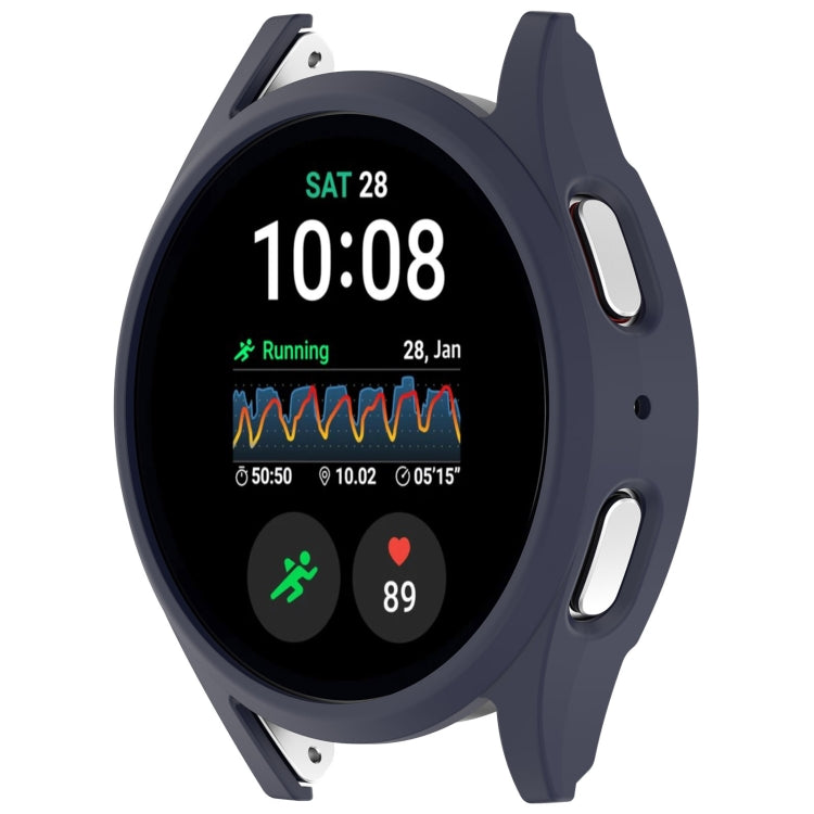 For Sansung Galaxy Watch 7 40mm Half Pack Hollow PC Watch Protective Case(Midnight Blue) - Watch Cases by PMC TechLife | Online Shopping South Africa | PMC TechLife | Buy Now Pay Later Mobicred