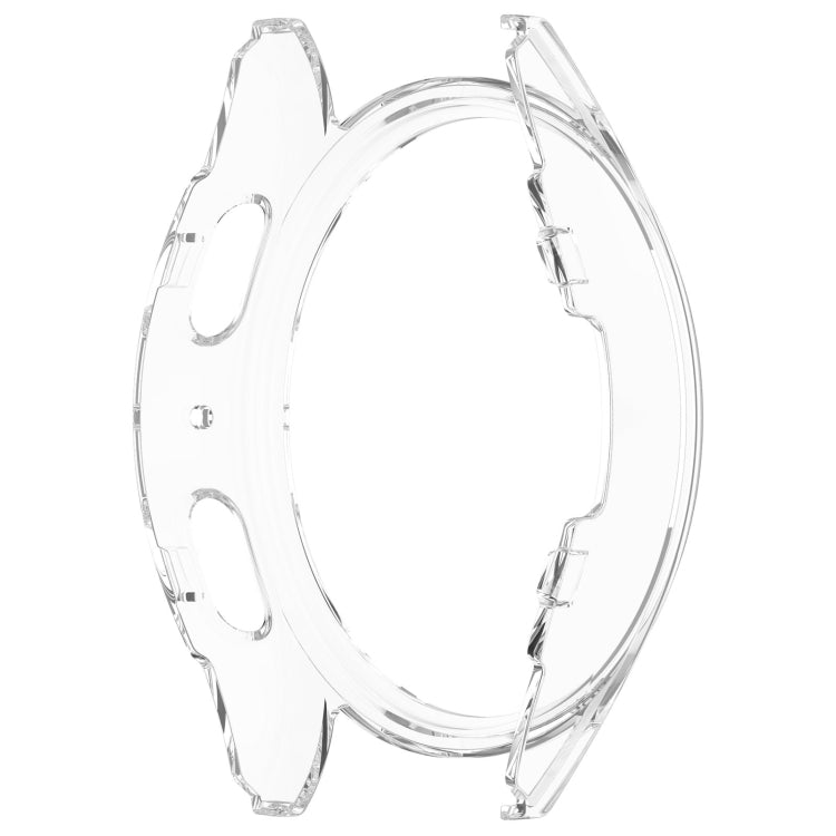 For Sansung Galaxy Watch 7 44mm Half Pack Hollow PC Watch Protective Case(Transparent White) - Watch Cases by PMC Jewellery | Online Shopping South Africa | PMC Jewellery | Buy Now Pay Later Mobicred