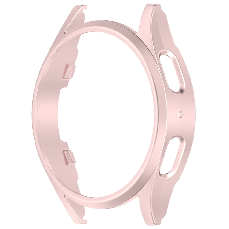 For Sansung Galaxy Watch 7 44mm Half Pack Hollow PC Watch Protective Case(Rose Pink) - Watch Cases by PMC Jewellery | Online Shopping South Africa | PMC Jewellery | Buy Now Pay Later Mobicred